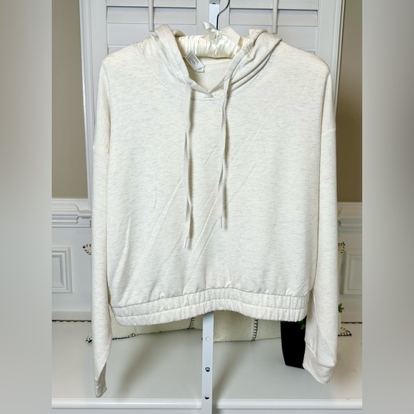 Velocity Brushed Terry Year Round Cropped Long Sleeve Hoodie Size Large - Picture 1 of 7